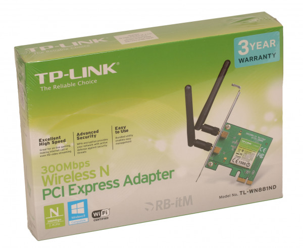 TP-Link WLAN PCI Express Adapter Wi-Fi 300Mbps